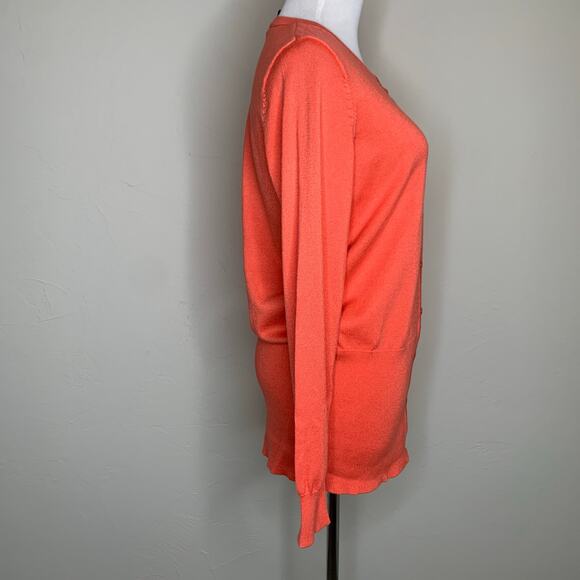 NWT Coral Cardigan Sz 10-12 Button Front - Picture 4 of 9